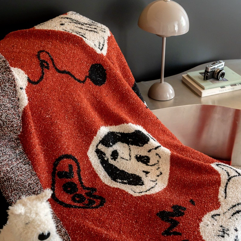 Новые модели ins Современный минималистский многофункциональный трикотажный полупушистый одеяло диван диван гостиная диван спальня офис