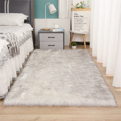 Weddings, No-Wash, Visual Relaxation – Car Carpet - white-gray-tip-40x150-plus-velvet-and-thickening