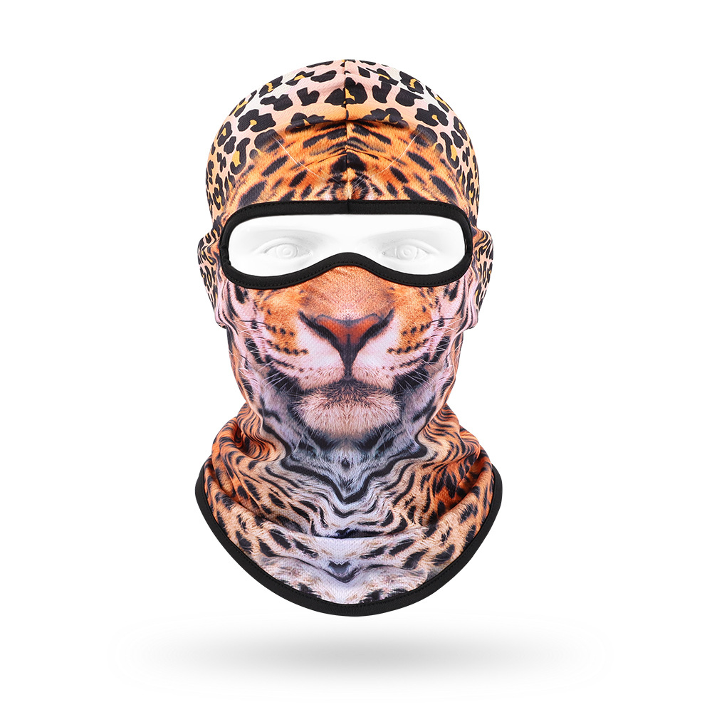 Sudor absorbente máscara transpirable de secado rápido para hombres y mujeres ciclismo al aire libre bicicleta protección solar sombrero lindo mascota sombrero animal bufanda