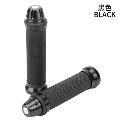 Cross-Border Hot-Selling Motorcycle Modified Handlebar Grips, Universal Handlebar Grips for Scooters and Off-Road Vehicles (Motorcycle Handle Cover) - black
