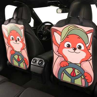 2024 car seat cushion four: Chair back anti-kick pad