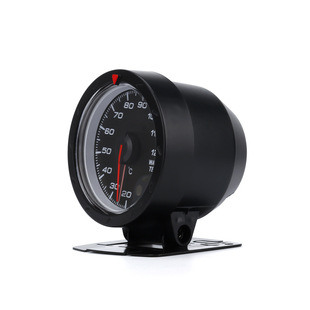 Cross-Border Car Modified Water Temperature Meter 12V60Mm20-120 Degrees Celsius Universal Model Black Surface Water Temperature Meter