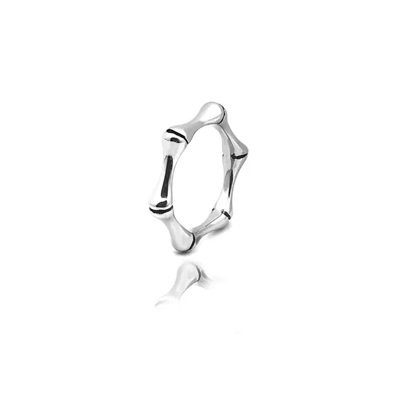 Cross-border E-Commerce Ring Hip-hop All-match Personalized ins Style Jewelry Men's Domineering Bone Section Ring Titanium Steel Simple Ring