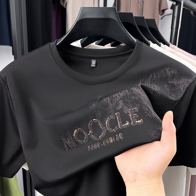 26 New Summer Style Seamless Linen and Silk Short-Sleeved T-Shirts, Light Luxury and Comfortable Half-Sleeved High-Quality Round-Neck Tops 26 New Summer Style Seamless Linen and Silk Short-Sleeved T-Shirts, Light Luxury and Comfortable Half-Sleeved High-Quality Round-Neck Tops