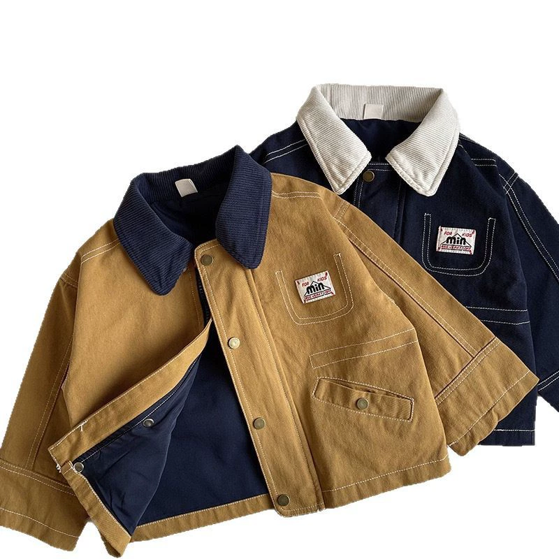 Children's denim spring jacket for boys