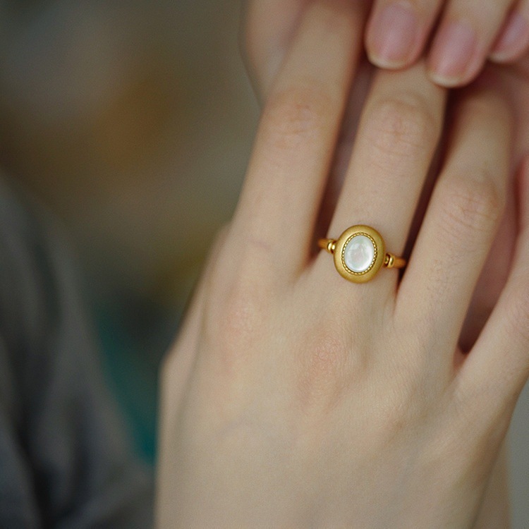 Japanese retro fashionable elegant ring