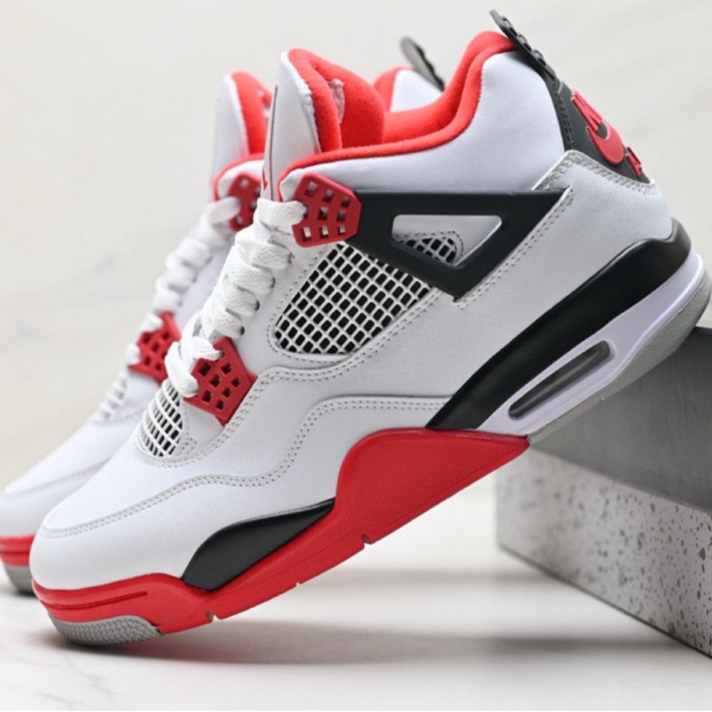 Putian Pure Original Aj4 Shoes Casual Shoes Winter Retro Shock-Absorbing Sports Shoes Unisex Anti-Slip Basketball Shoes