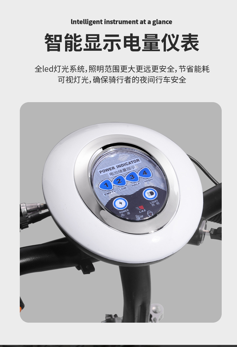 Little Dolphin Women's Scooter 10inch with Shock Absorption, Luxury One-Button Folding Electric Scooter, Small Electric Vehicle, Scooter