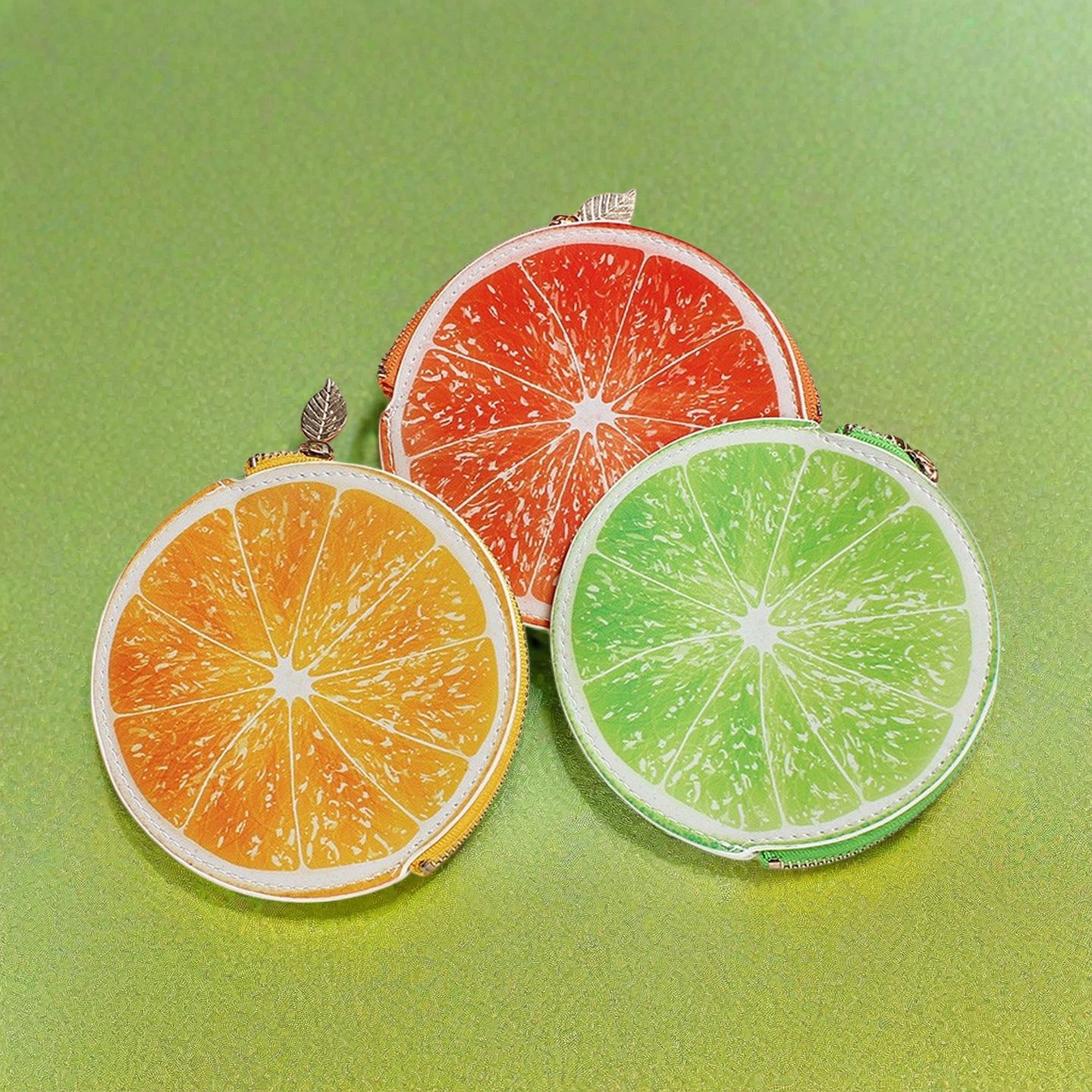 2026新款零钱包拉链可爱创意仿真水果钥匙包耳机收纳包时尚清新