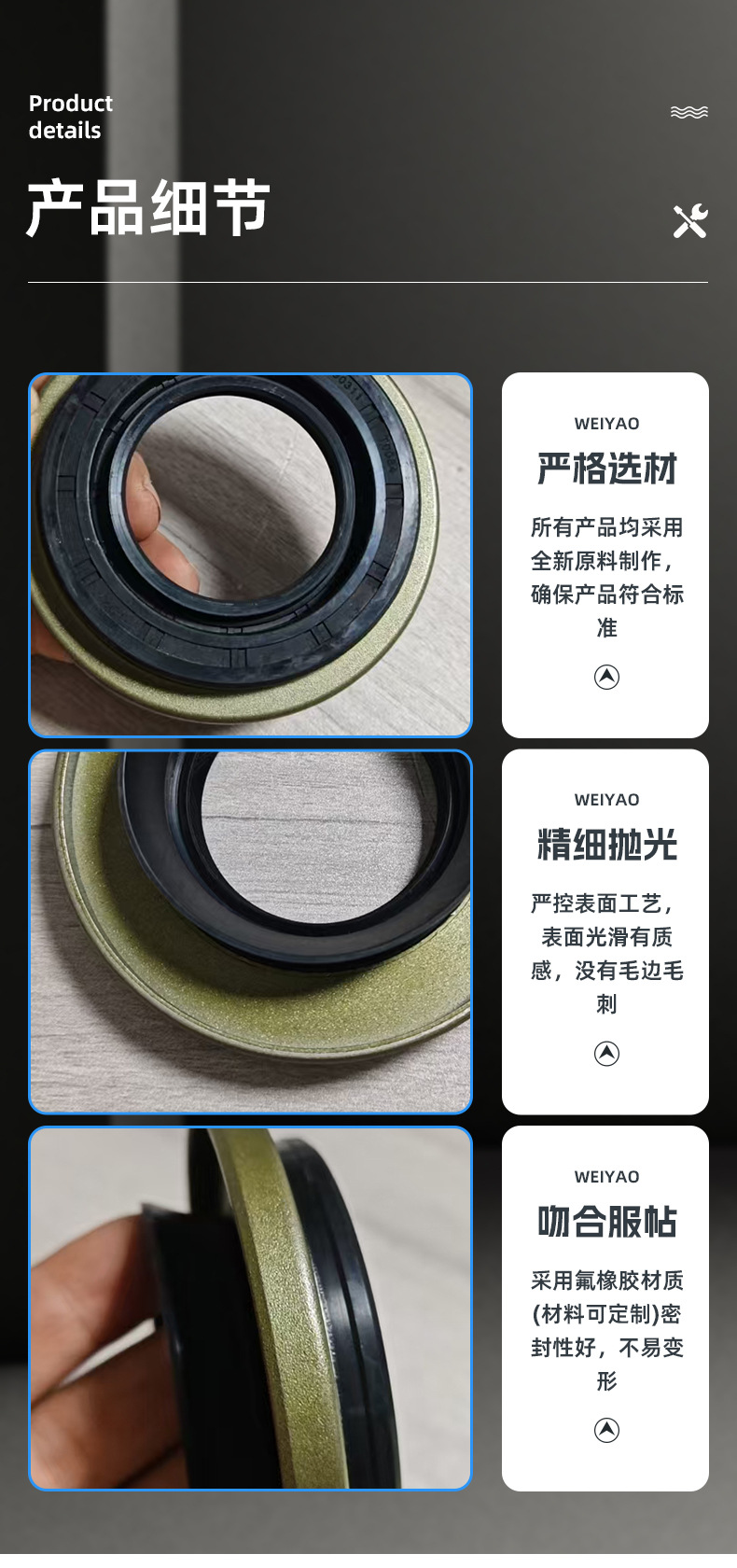 Sealing Ring 90311-t0084 90311-t0083 Bearing Rear Wheel Oil Seal Half Axle Toyota Auto Parts