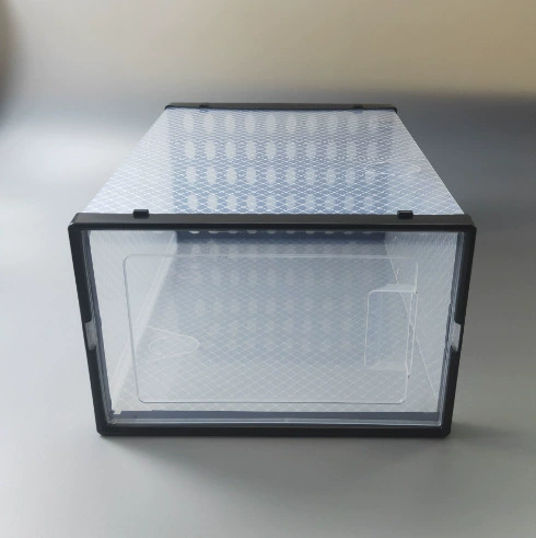Shoes, footwear, simple storage box, storage system, increased thickness