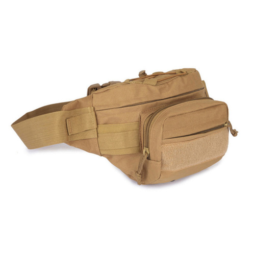 Factory wholesale camping and cycling outdoor waist bag, multifunctional waist bag, tactical camouflage waist bag, mobile phone waterproof bag