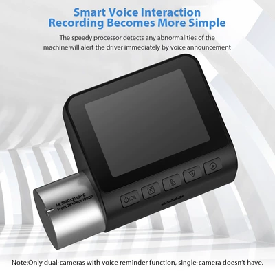 4K Ultra-Clear Wide-Angle V50V53V55Wifi Gps Night Vision Dual-Lens A800S Monitoring Driving Recorder (Driving recorder) - v50-2k-single-lenswifi