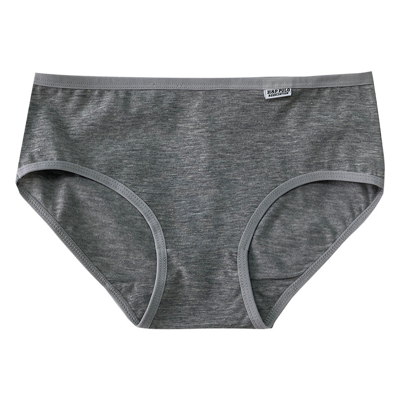 Ropa interior de algodón de las mujeres al por mayor A001 ropa interior de las mujeres calzoncillos de color sólido ropa interior de algodón de cintura baja estudiantes femeninas