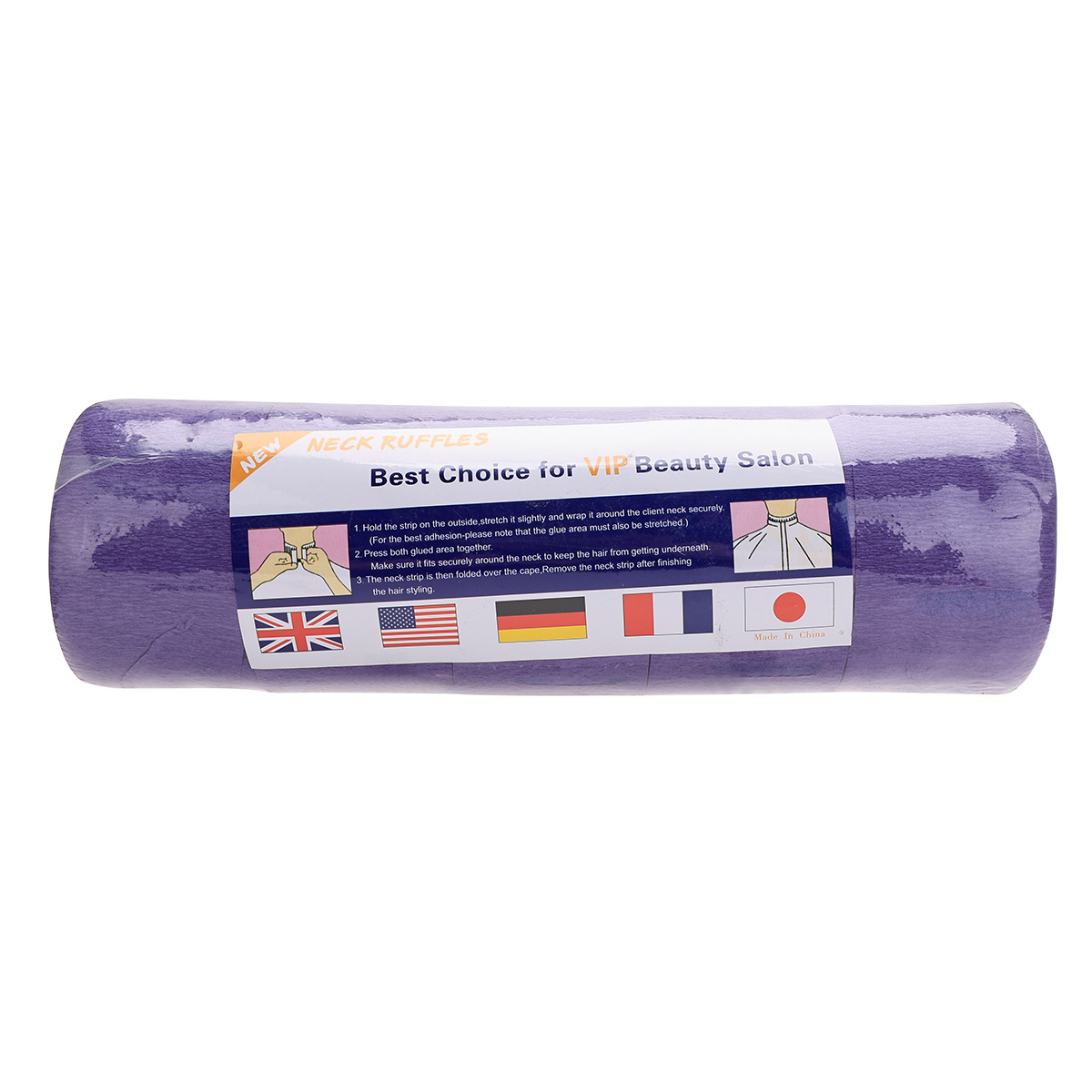 Ventas calientes de 500g / papel de cuello de peluquería papel de cuello de papel de corte de pelo desechable barbería anti-rotura de cabello