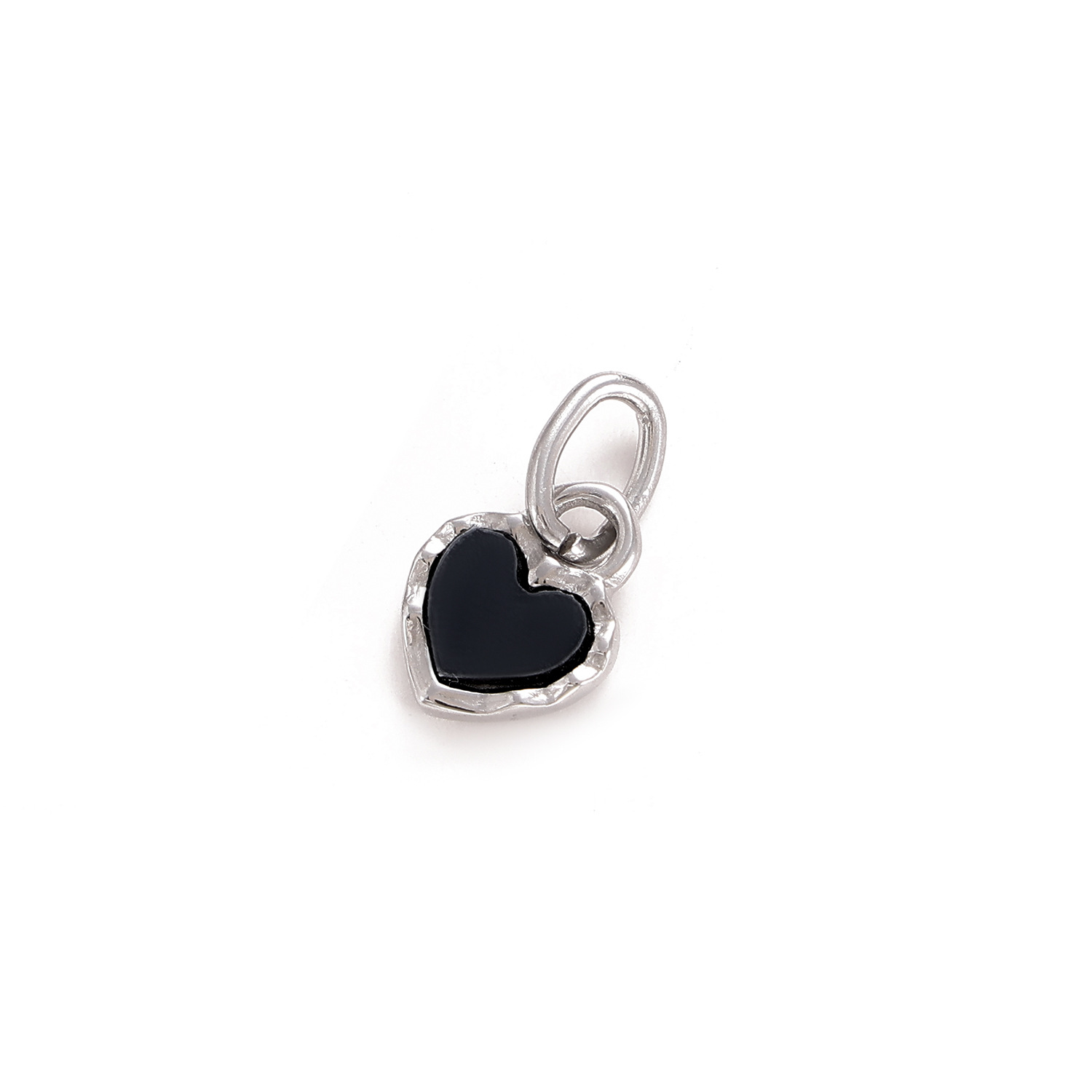 2g Weight Pendant Jewelry Making Type 8*10mm Jewelry Making Size DIY Jewelry Accessories Classification 1 Piece Quantity Titanium Steel Material Heart Shape Pattern Plating Design Simple Style Style 1 Piece 8*10mm Titanium Steel Heart Shape Pendant 3