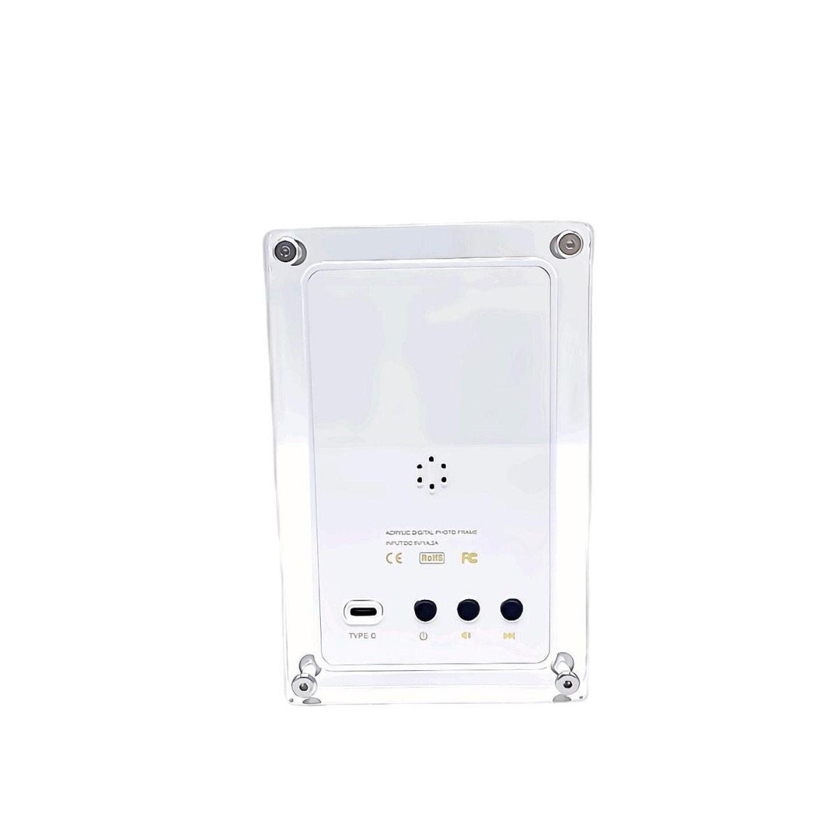 Marco de fotos digital de acrílico de 5 pulgadas Reproducir video foto actividad regalo marco de fotos electrónico marco de fotos de acrílico