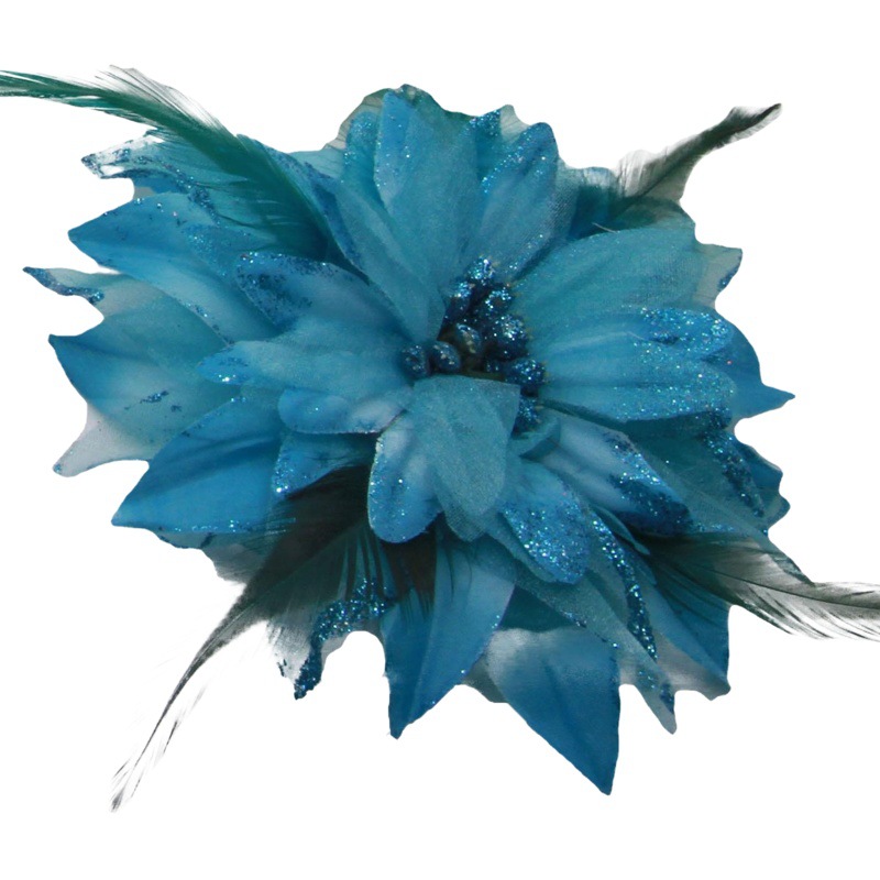 2025 Seven-Petal Chrysanthemum Korean Crystal Hat Flower with Rhinestones, Clothing and Hair Accessories, Lace Brooch, Eternal Flower Brooch