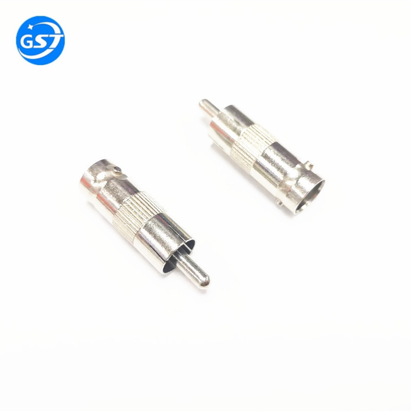 RCA公转BNC母AV莲花接头转BNC转母头 音视频免焊转换端子