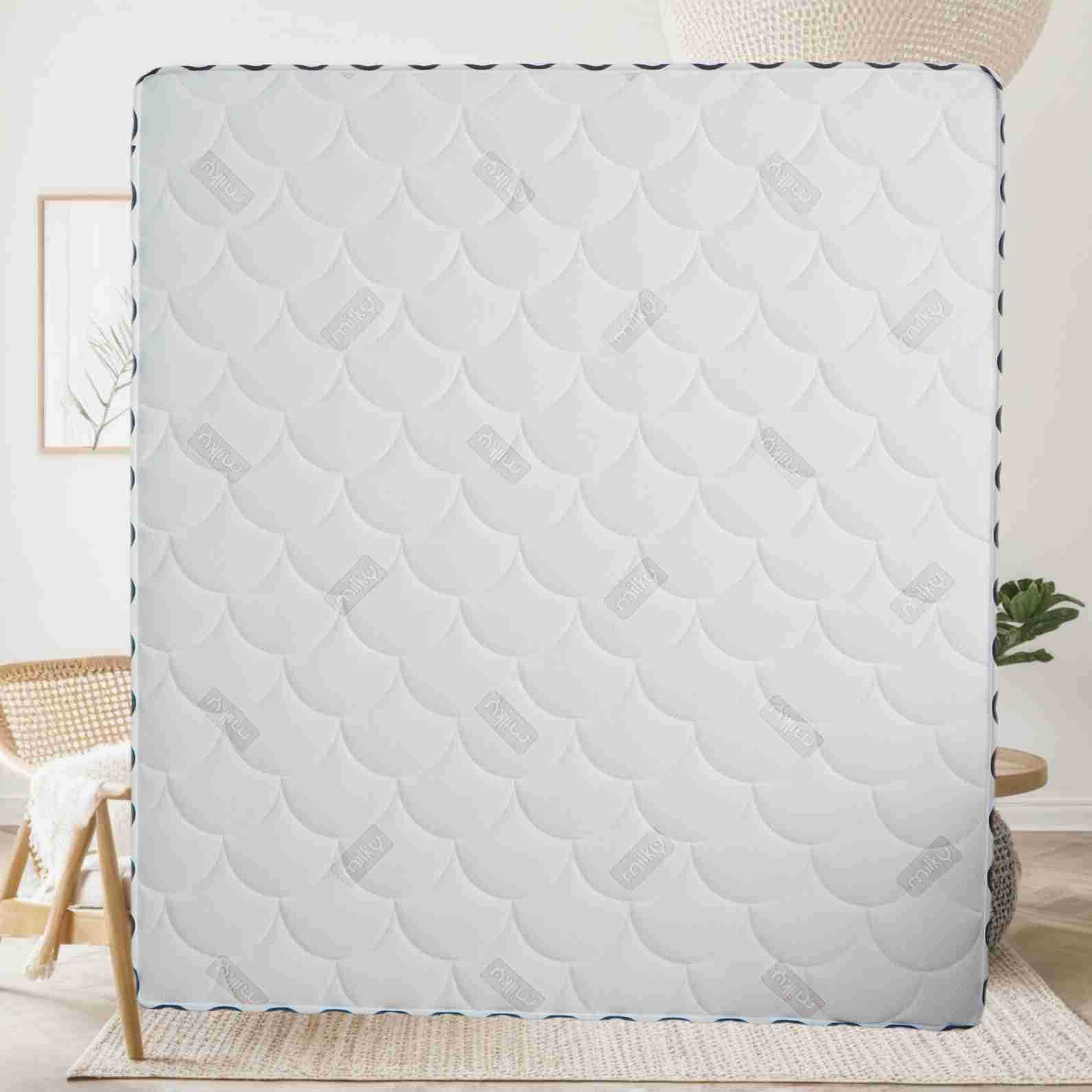 8cm 매트리스 [5cm 황마 + 자카드 니트 원단 화이트]