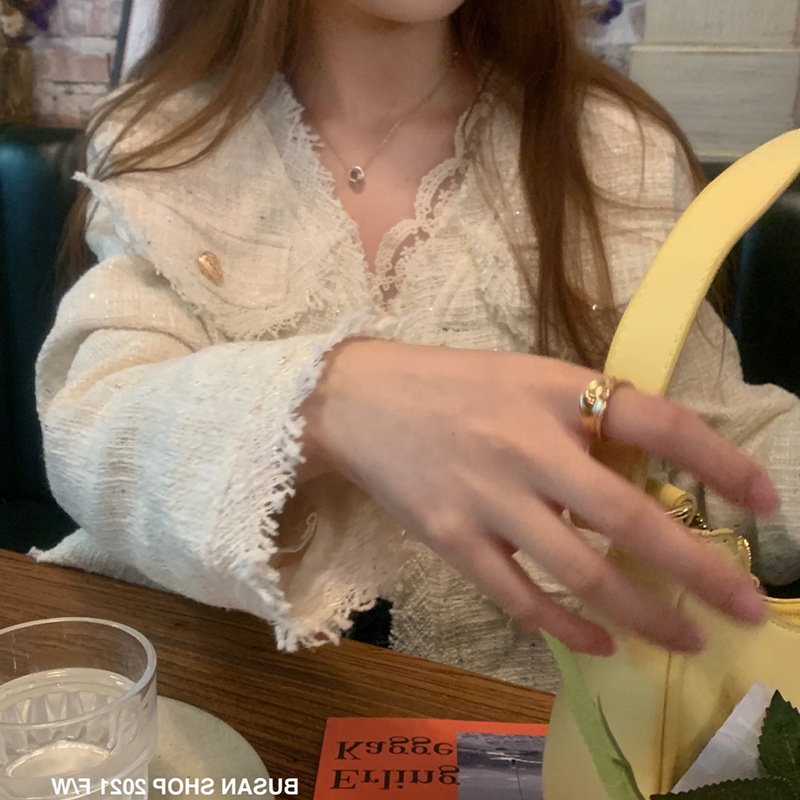 2025春秋新款小衫v领蕾丝打底衫女内搭小个子衬衫洋气雪纺衫上衣|undefined