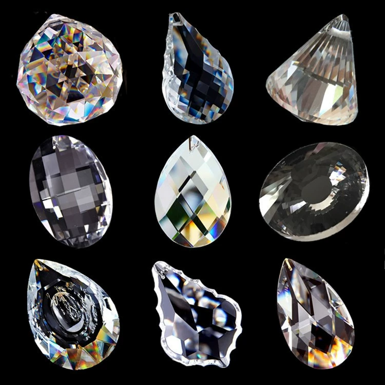 Хрустальный светильник, шар, аксессуары для ламп, занавеска из бисера, свадебный кулон, подвеска, прозрачный янтарный кленовый лист, сетка, машина Лунган, шлифовальная машина