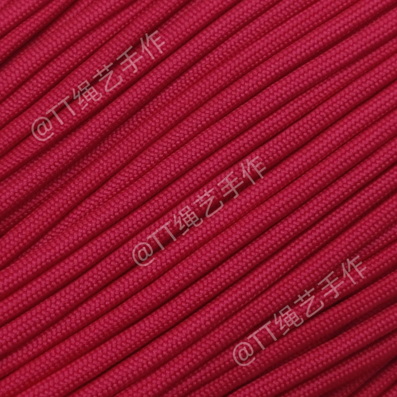 4mm七芯伞绳550磅尼龙绳EDC手工线绳DIY编织伞绳户外帐篷绳5米/扎|undefined