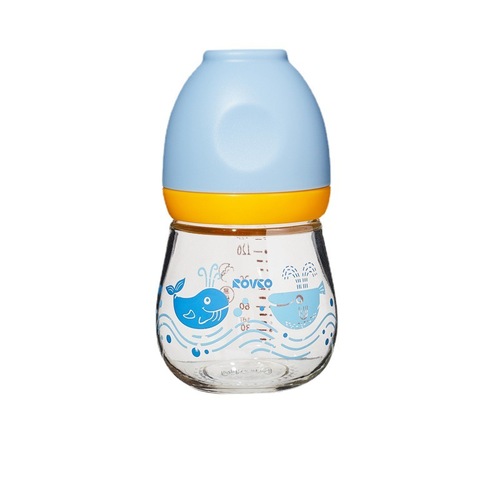 日康新生儿宽口径玻璃奶瓶宝宝便携 奶瓶果汁瓶初生婴儿奶瓶