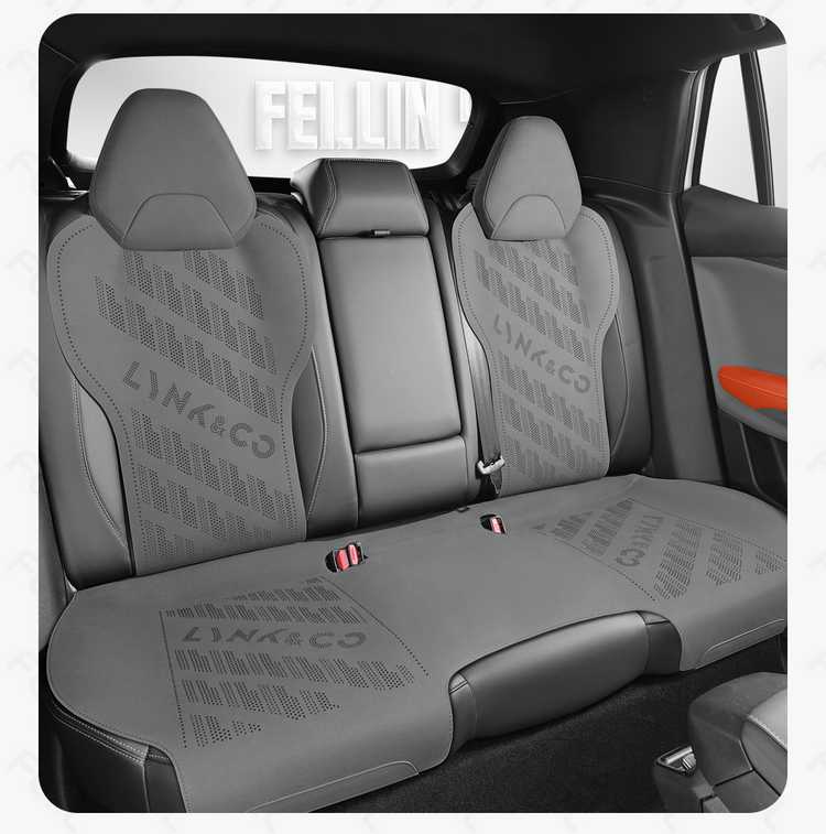 26 models of Lynk & Co 06 car-specific seat cushions, suede saddle cushion seat covers, semi-enclosed breathable car seat covers