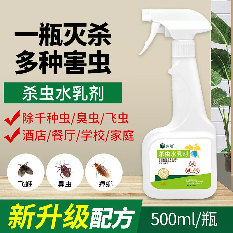 下水道小飞虫杀虫剂杀虫水乳剂灭杀驱虫神器蟑螂害虫管道除虫神器