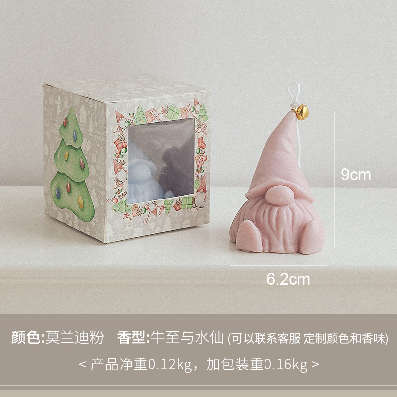 Santa Claus aromaterapia vela regalo Navidad fragancia vela caja de regalo decoración hecha a mano regalo vela al por mayor