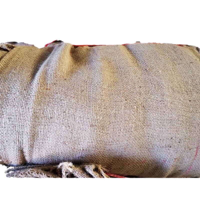 Fabricante suministro directo de sacos de control de inundaciones noventa por ciento nuevas sacas de lino de hardware de granos de arena pavimentadora de sacos de yute