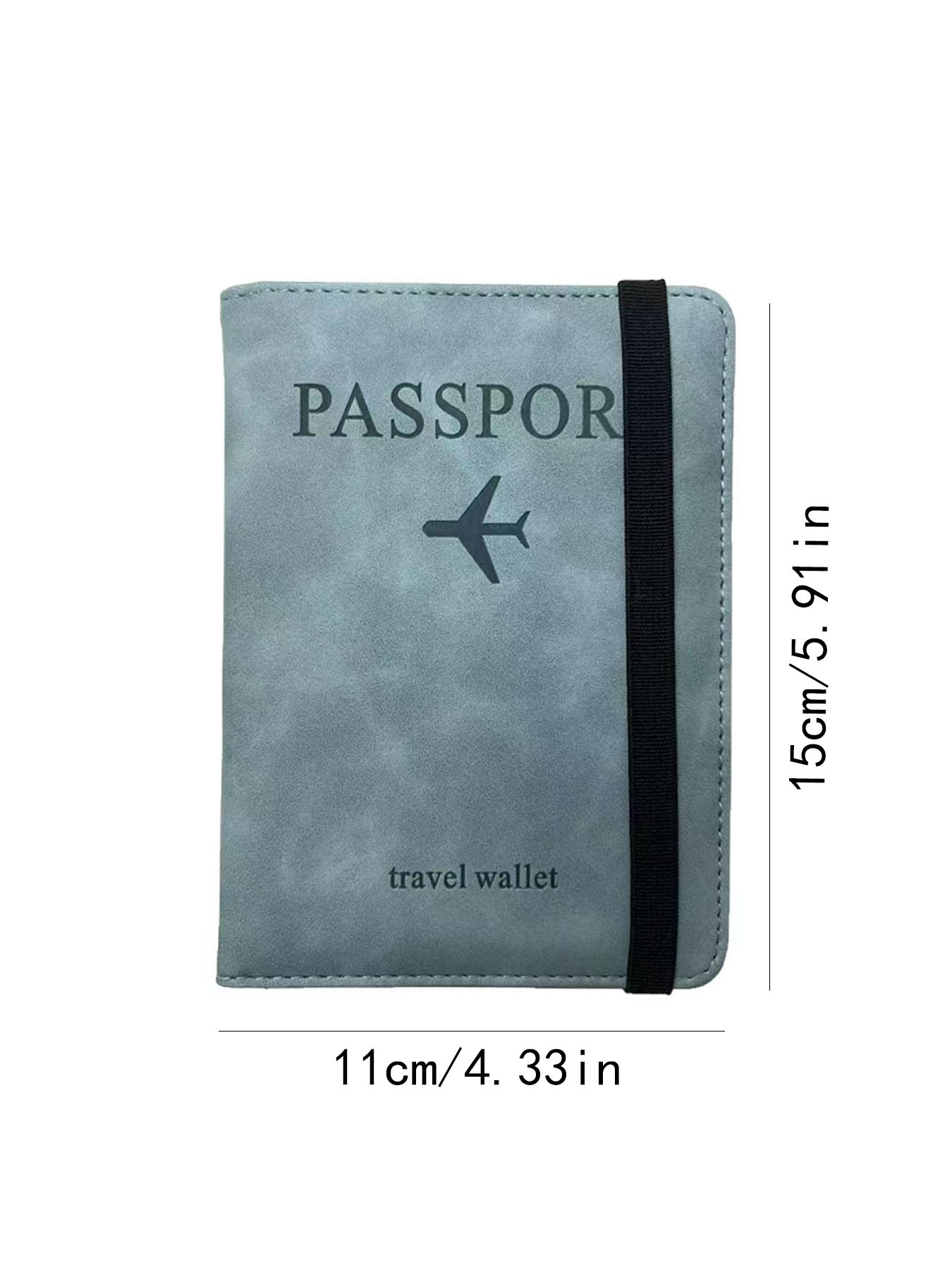 Sınır ötesi nokta RFID pasaport tutucu bilet koruyucu kapak taşınabilir çok fonksiyonlu yurtdışı çoklu kart yuvası PU deri pasaport çantası