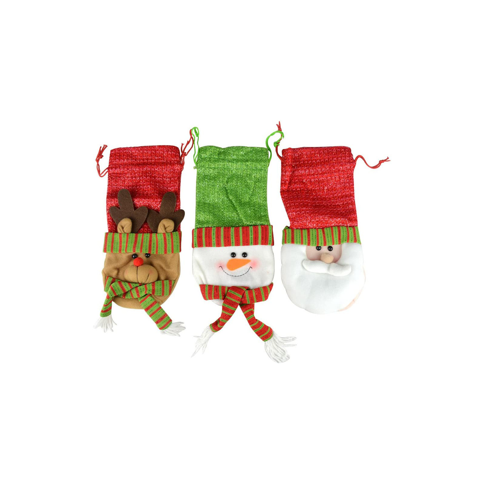 Transfronterizo nueva Navidad bolsa de regalo Santa Claus Champagne vino botella cubierta decoración de la barra