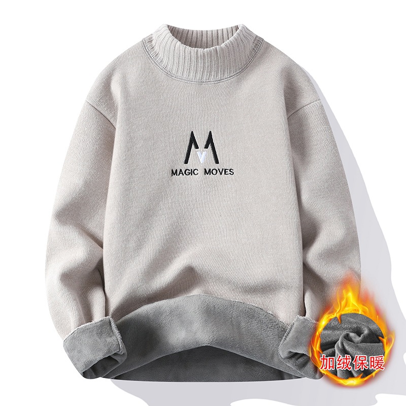 Men's knitted trend keep warm woolen sweater