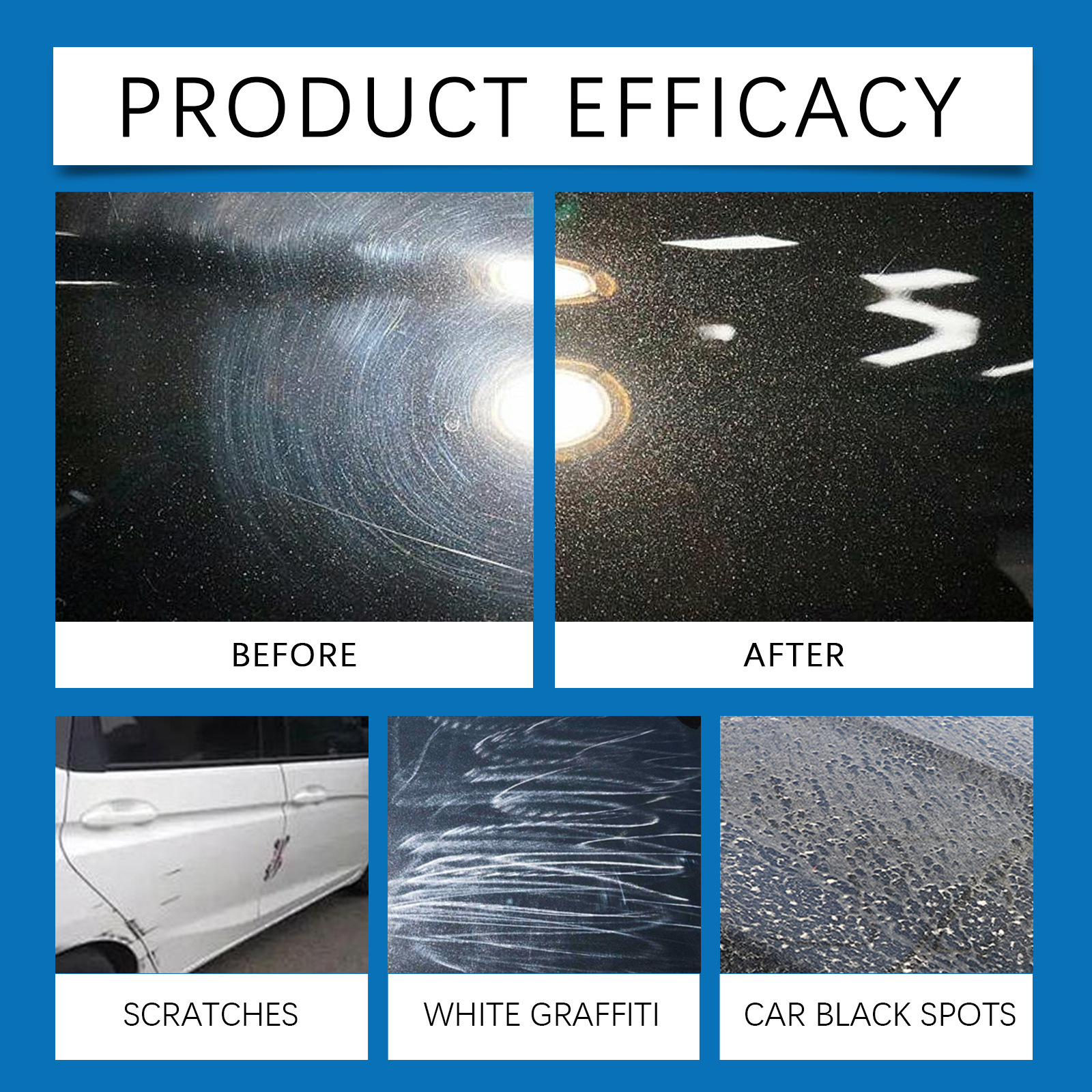 Rayhong Car Scratch Care Cream Paint Renovation Scratch Stain Removal Polishing Coating