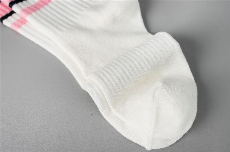 Breathable, Sweatproof Function A Pair Sports Unisex Stripe Fish Shark Cotton Crew Socks