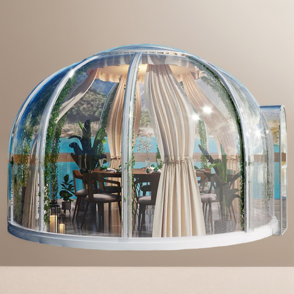 工厂现货供应网红PC星空房透明屋星空泡泡屋民宿屋户外露营房