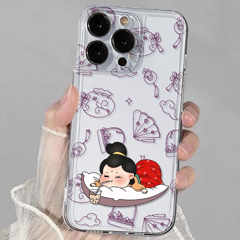 Protective Phone Case For Iphone 16 15 14 13 12 11 Pro Max Milk Tea_voghion.com