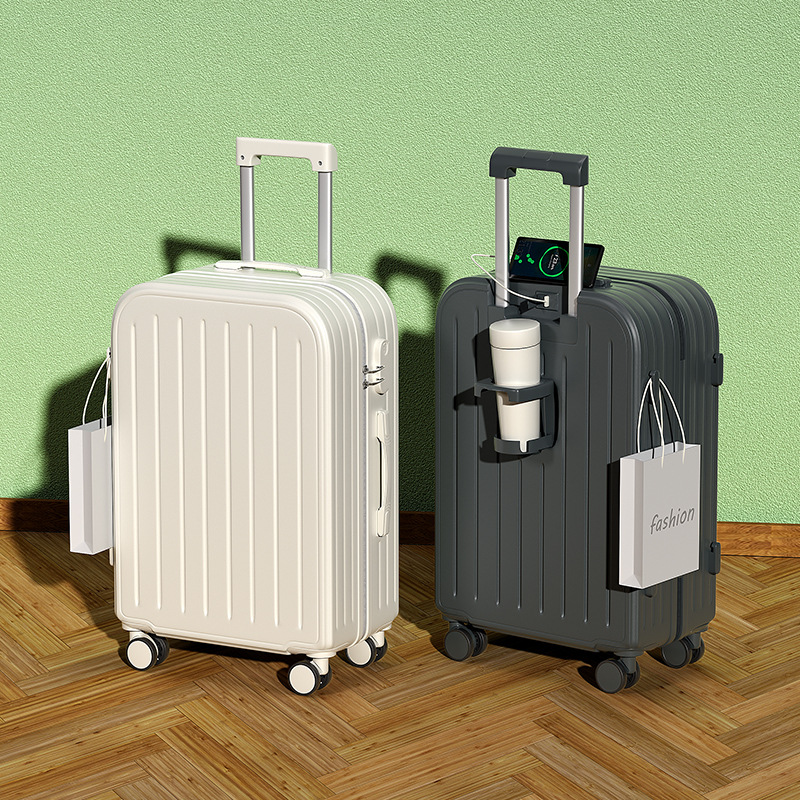 28 inch large capacity multi-functional suitcase 20 inch carry-on password lock universal silent wheel 24 inch pull rod suitcase wholesale