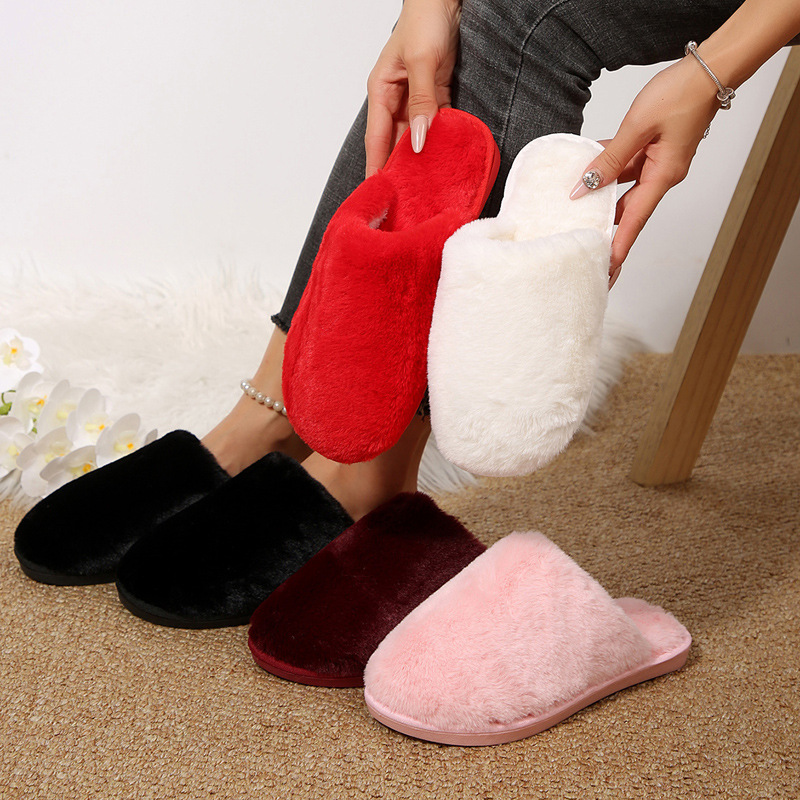 Pantuflas Peludas Destalonadas Antideslizantes y Térmicas de Peluche para Casa e Interiores