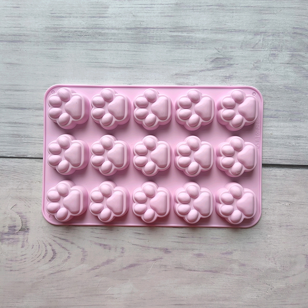 15 garras de gato 360 pastel molde de galletas heladas chocolate molde de pudín