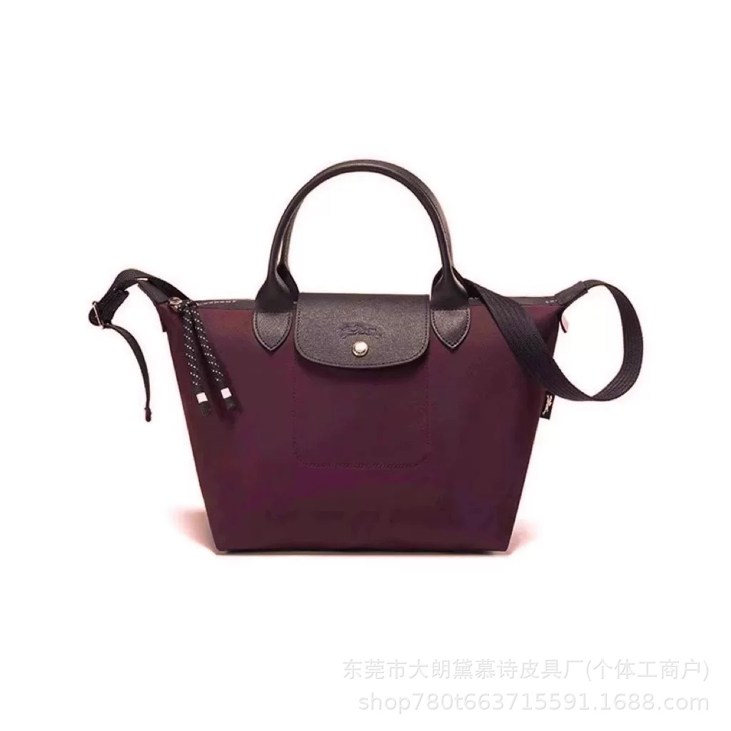 Agencia de distribución transfronteriza, segunda generación de productos de alta calidad, tela reciclada, bolsa de bola de masa, bandolera, bolso de mano