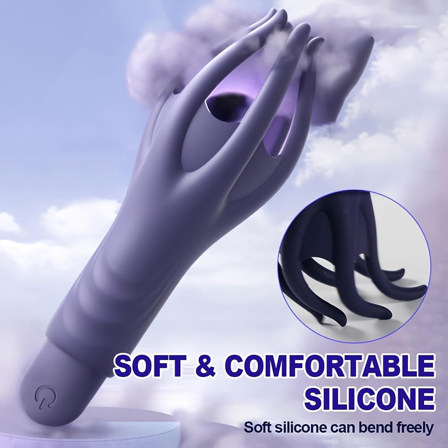 Six-Finger Claw Automatic Prostate Massager, Silicone Male Training Device — detail image 19