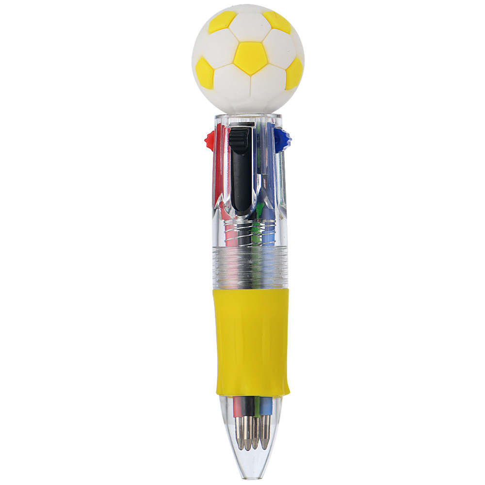 Transfronterizos para lindos bolígrafos de fútbol, baloncesto, rugby, dibujos animados multicolores mini bolígrafos cortos