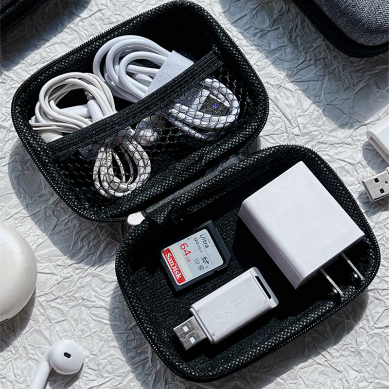 Earphone Storage Bag, Data Cable Storage Box, Charger, USB Shield, USB Flash Drive, Multifunctional Digital Accessories, Portable Carry Bag