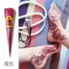Rose red + white painting pen