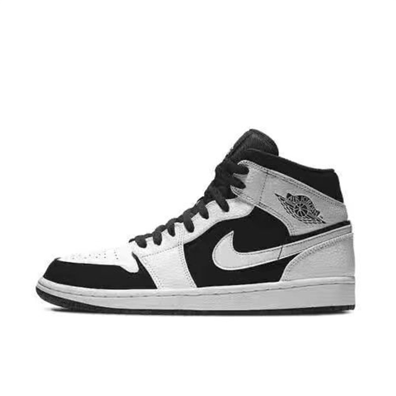 AJ1 ハイトップバスケットボールシューズカジュアルスニーカースポーツシューズ aj 男女兼用シューズ aj インバーカー煙灰パンダ黒と白の黒曜石|undefined