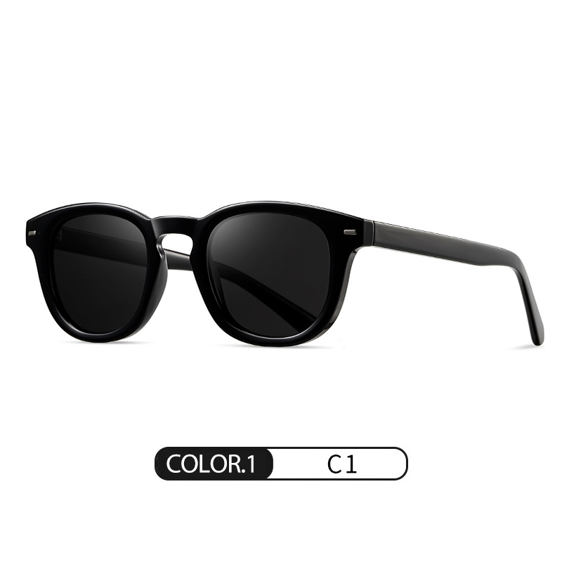 Nuevas gafas de sol polarizadas S31130 gafas de sol de hoja de protección solar al aire libre de moda gafas de sol de montura redonda de venta caliente transfronteriza