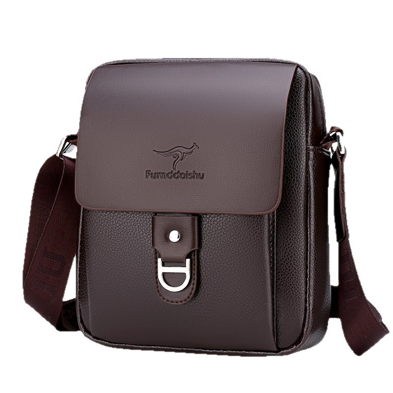 Bonnice canguro 2022 nuevo bolso de cuero bolso de los hombres de negocios de moda popular impermeable hombro bolsa de mensajero bolso de los hombres